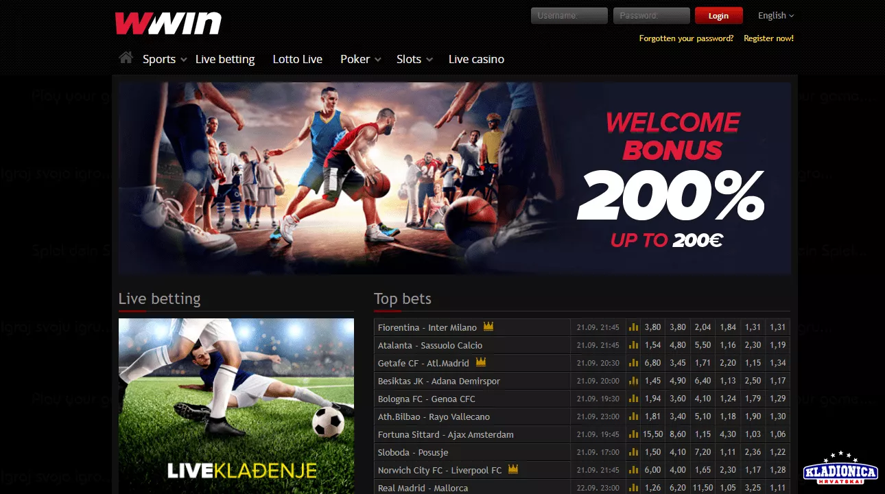 Wwin Sportska Kladionica - Početnu Stranicu