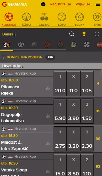 Germania Mobilna Aplikacija