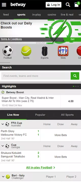 Betway bet