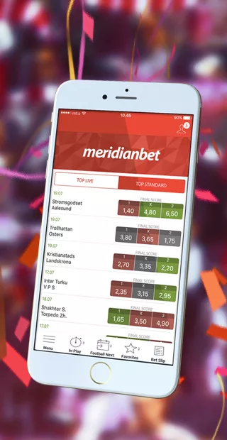 Kladionica Meridianbet - sportsko klađenje s vašeg mobilnog telefona.