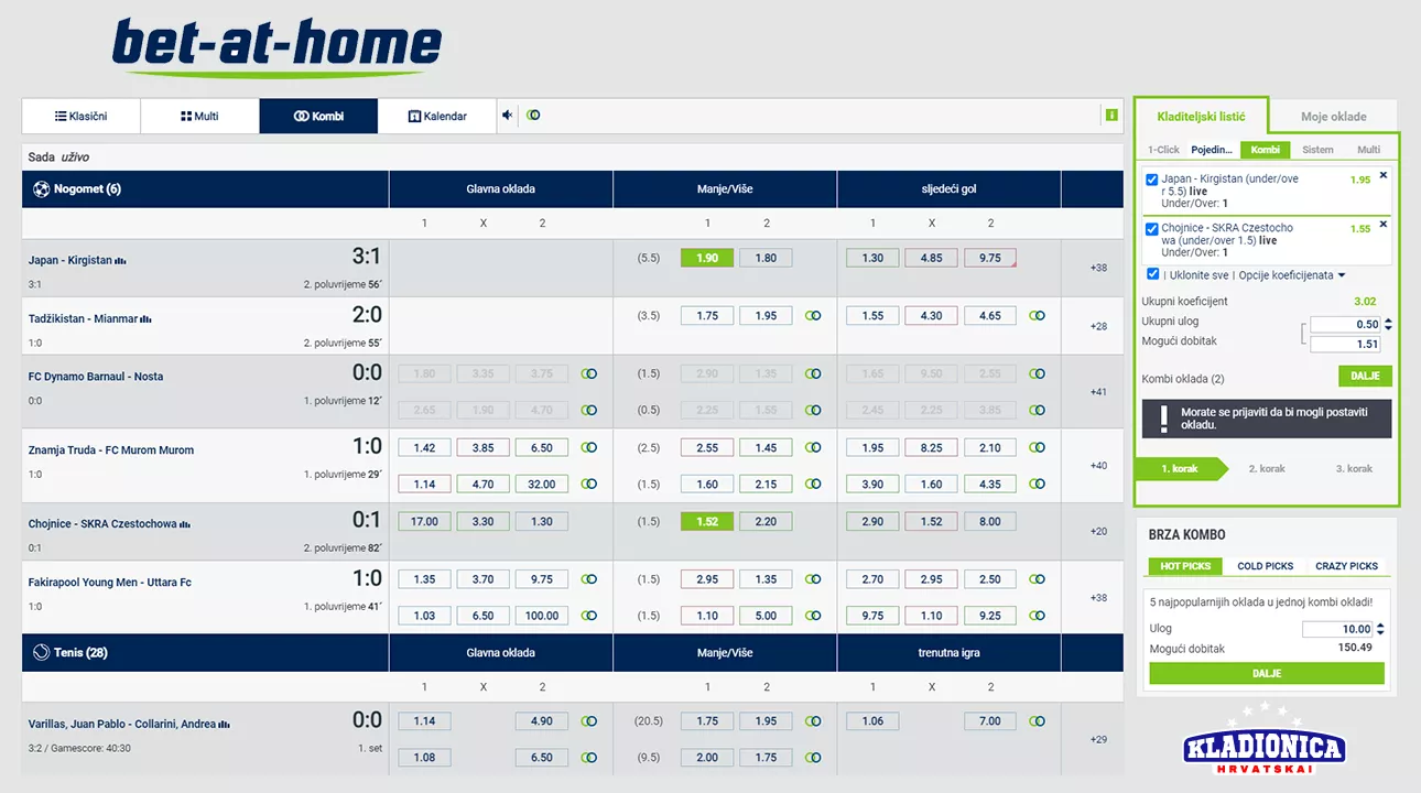 Kako se kladiti na Bet at Home?