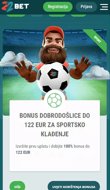 22Bet casino bonus