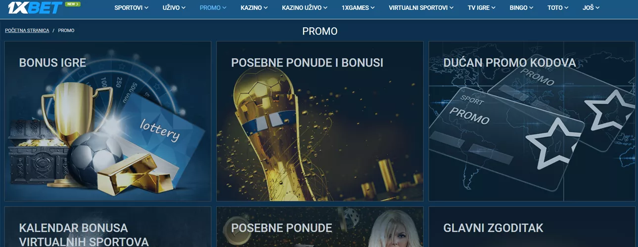 1xBet bonusi kladionice