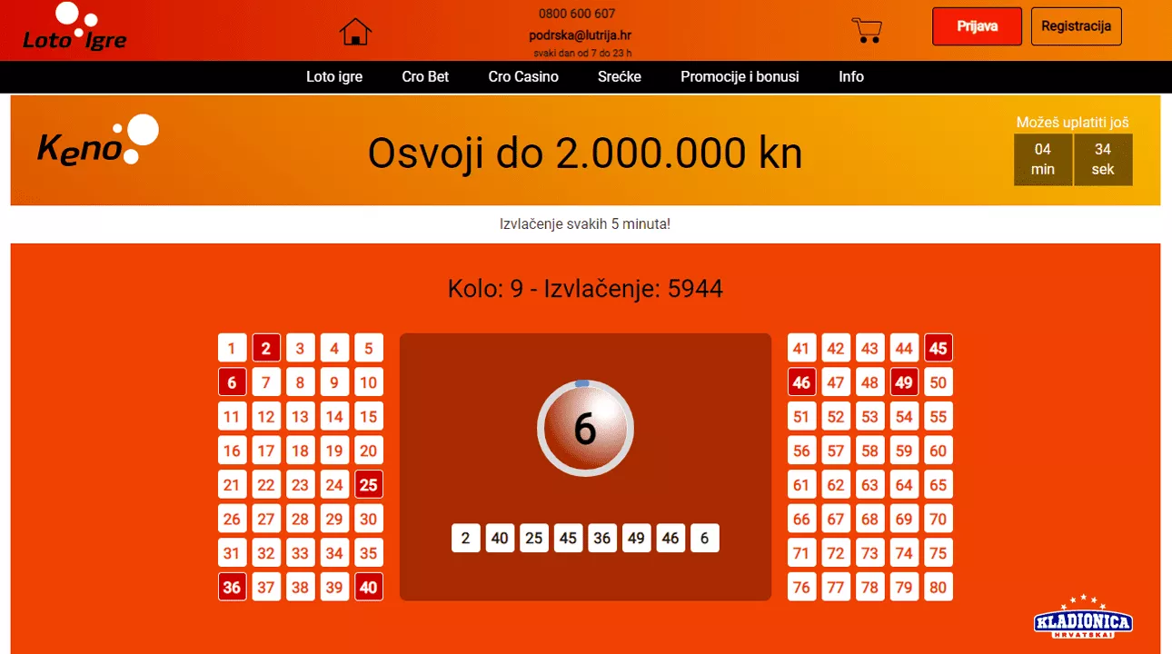 Hrvatska Lutrija Keno