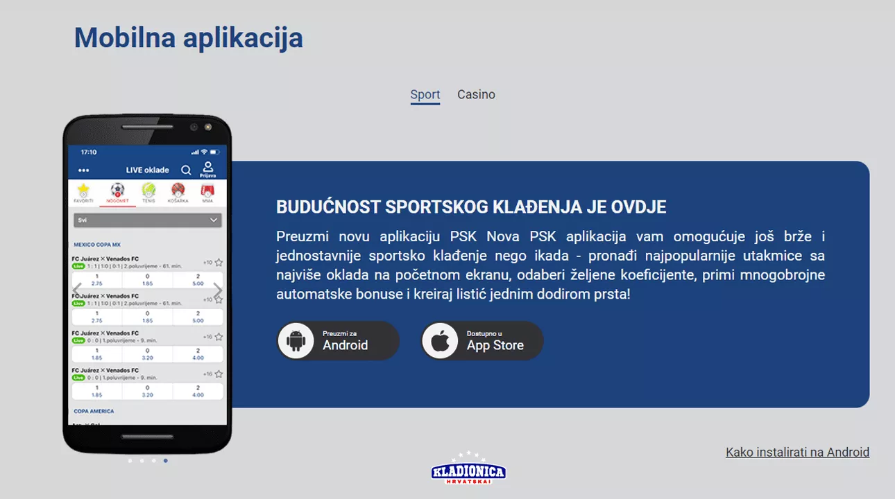 PSK Android I Ios Aplikacija