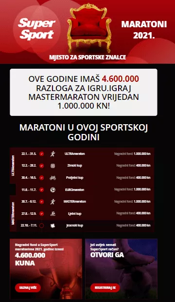 SuperSport bonus na uplanu