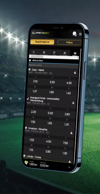 Arena Bet Aplikacija za iOS