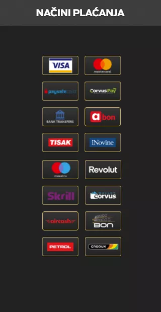 Arena Bet Metode Plačanja