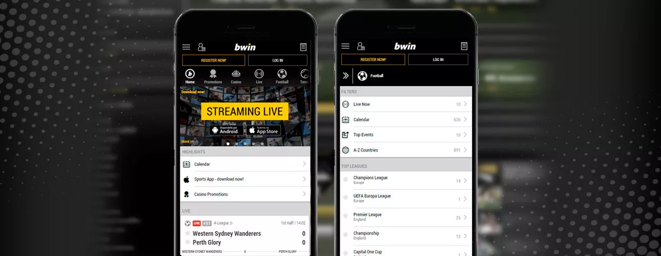 Bwin mobilna aplikacija za Android i iOS