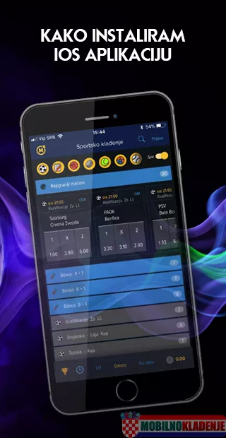 Mozzart aplikacija za ios