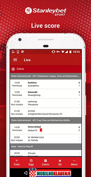 Stanleybet aplikacija za android