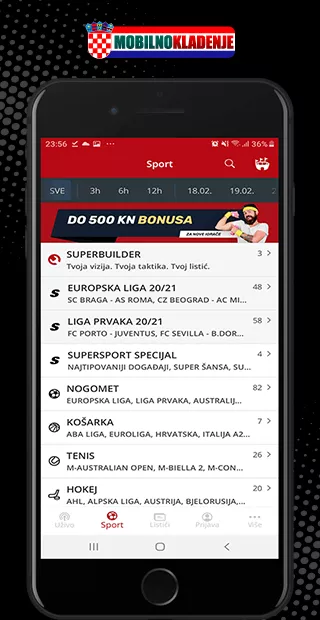 SuperSport kladionica aplikacija